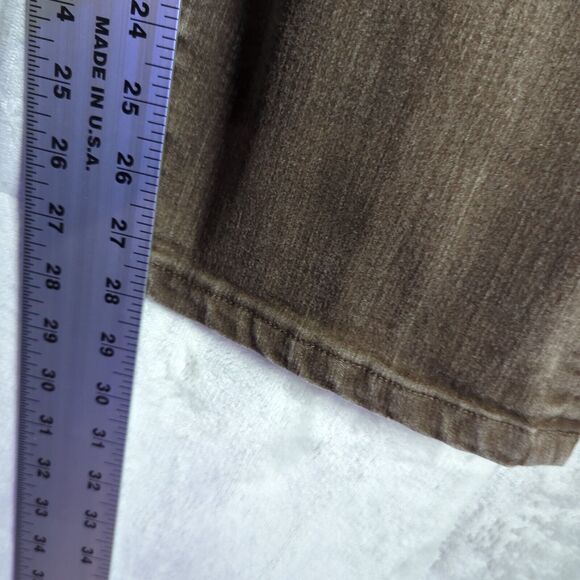 34 Heritage Men Charisma Comfort-Rise Classic Jeans Brown 44/34 Measures 42/28 - Picture 11 of 11